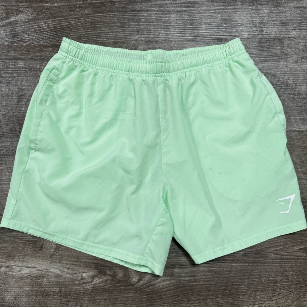 Gymshark Green Athletic Shorts Size Medium